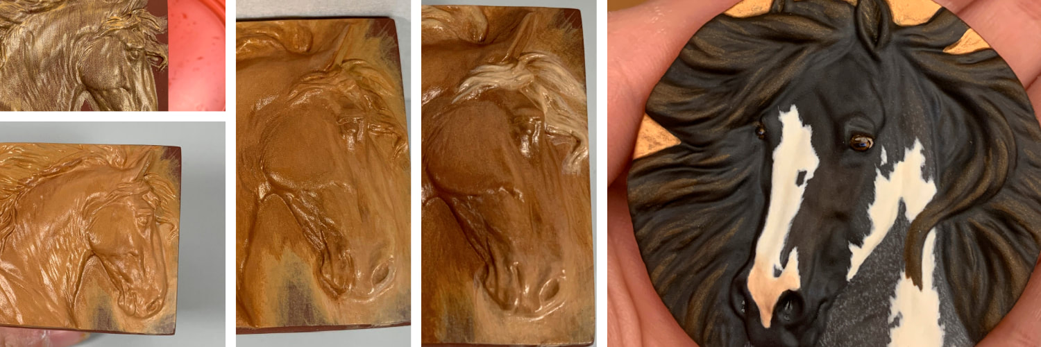 How to paint model horses in acrylics by hand