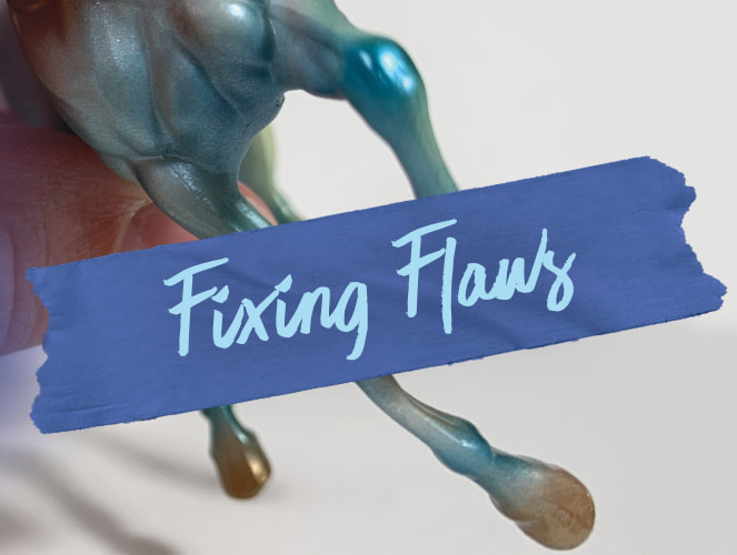 Fixing model horse flaws tutorials