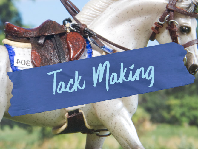 model horse tack makings tutorials