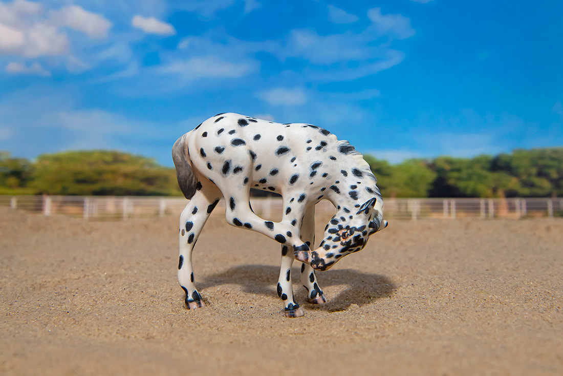 Breyer custom model horse -  Leopard appaloosa stablemate