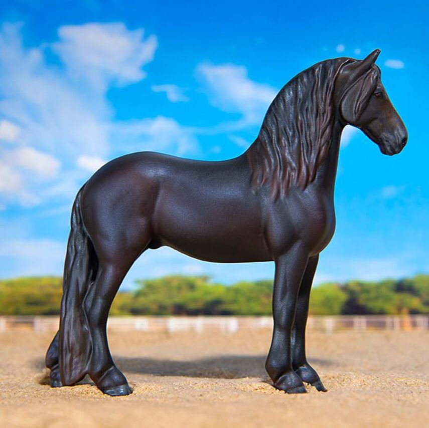 Breyer custom model horse - Friesian stablemate
