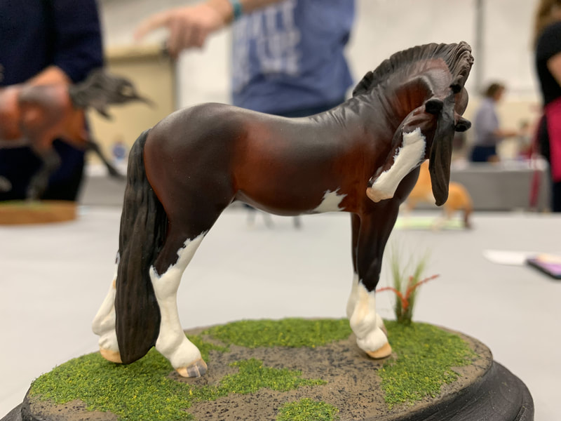 And another customized Breyer Stablemate Django by Amanda Brock at The Jennifer Show 2019.